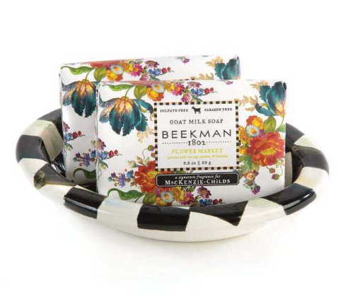 Courtly Check Enamel Bath Collection